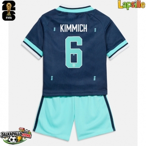 Saksa Joshua Kimmich #6 Vieraspaita Lapsille MM-kisat 2026 Lyhythihainen (+ shortsit)